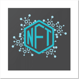 NFT logo Posters and Art